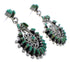 Southwest Turquoise Sterling Silver Jewelry Post Earrings PX31341